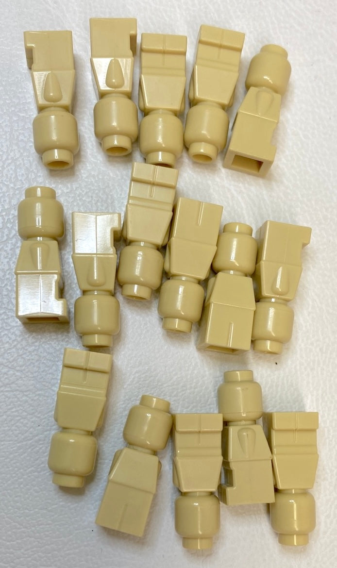 LEGO Microfigure Fun Pack of 16 Tan