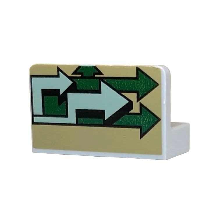 LEGO RARE Printed Panel from #21027 Architecture Section of Berlin Wall