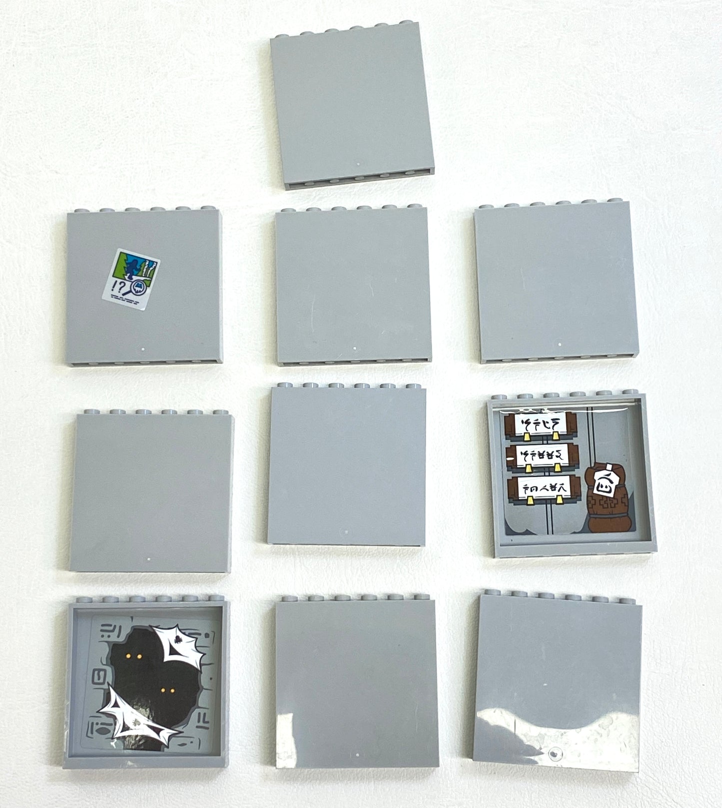 LEGO Light Bluish Grey Wall Panel Fun Pack