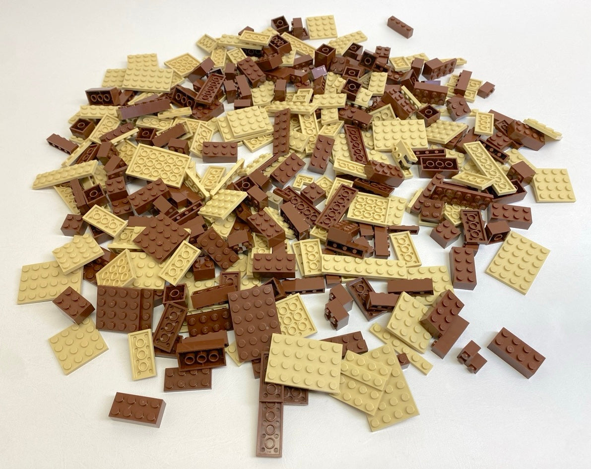 LEGO Reddish Brown and Tan Fun Pack Mixed Pieces