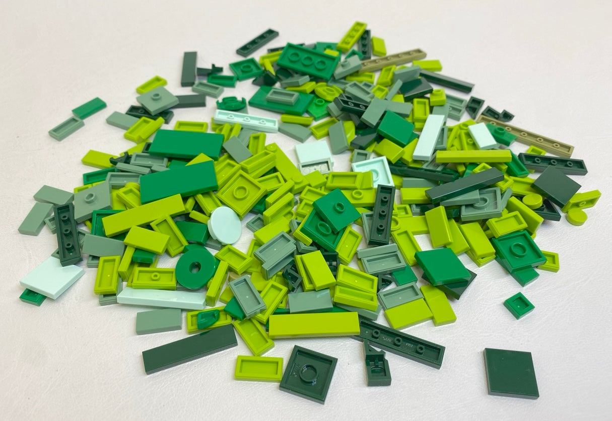 LEGO Mixed Shades of Green Tiles Fun Pack