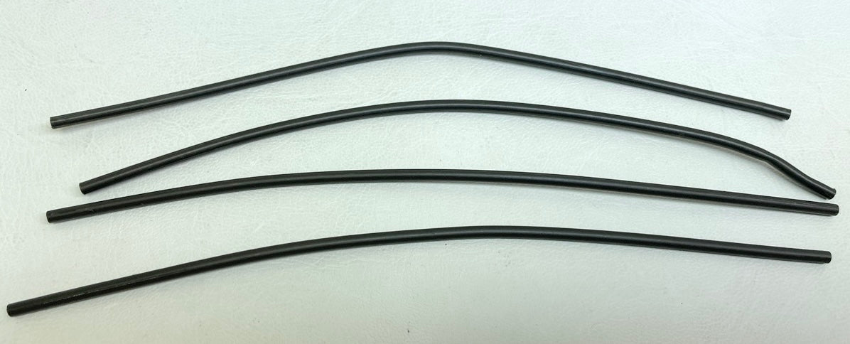 LEGO Pearl Dark Grey Hose 3mm Fun Pack of 4 26L / 20.8cm