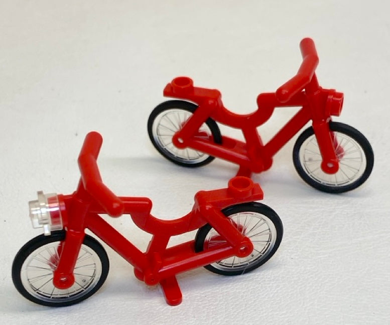 LEGO Bicycle Pack of 2 Red City Friends