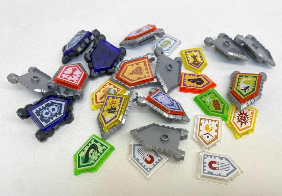 LEGO Nexo Knights Shield Fun Pack Mixed Colour Tiles Shields and More