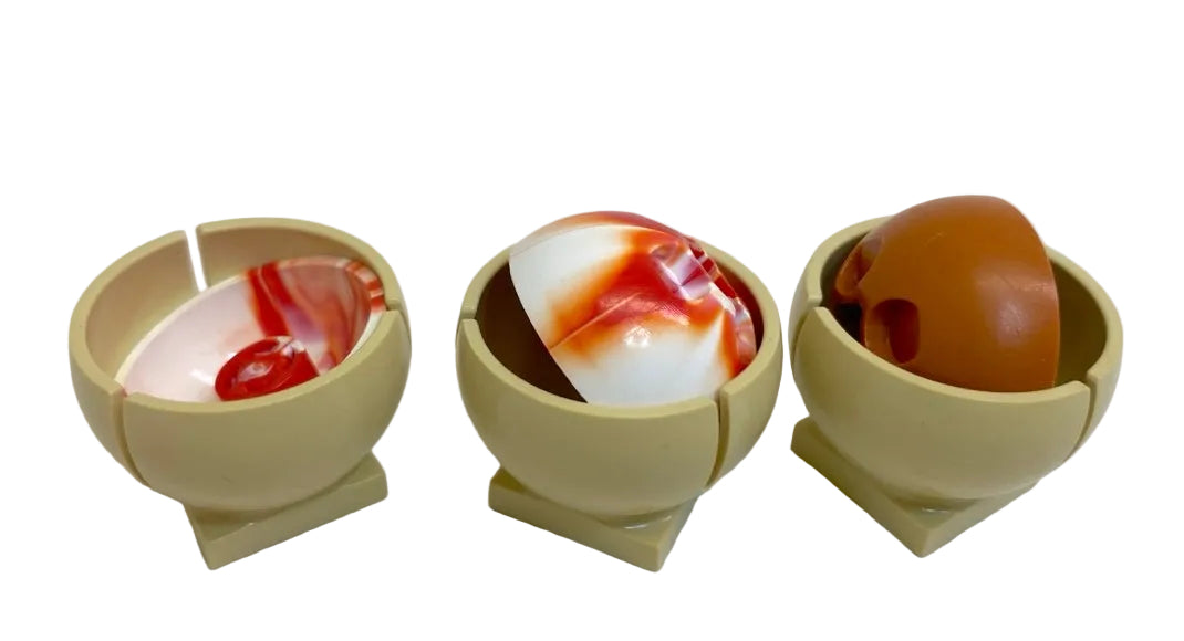 LEGO Ball and Socket 3x3 Pack of 3 Tan