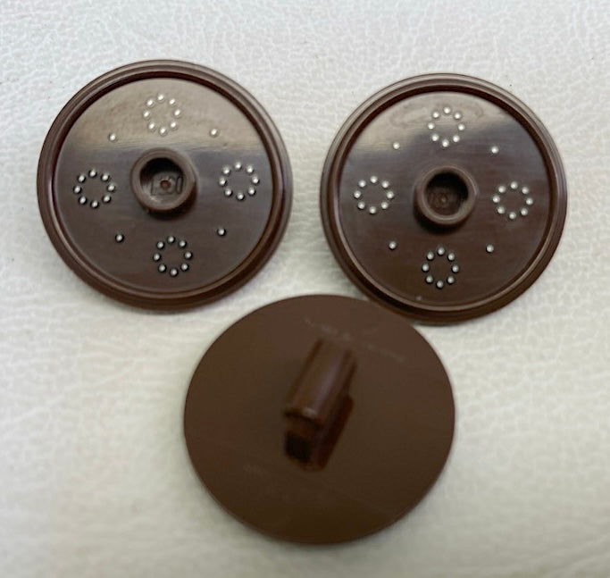 LEGO Castle Circular Shields Fun Pack Dark Brown x3