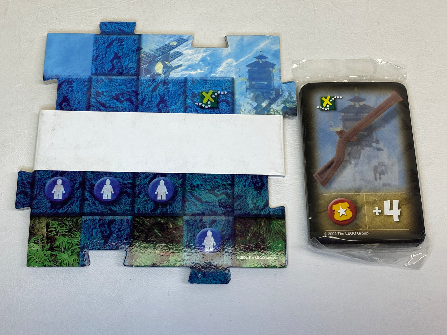 LEGO Adventurers BRAND NEW Orient Expedition Gameboard Square and Cards