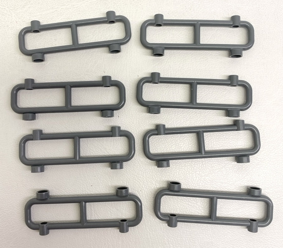 LEGO Dark Bluish Grey Fence Fun Pack - Bar 1x8x2 Pack of 8
