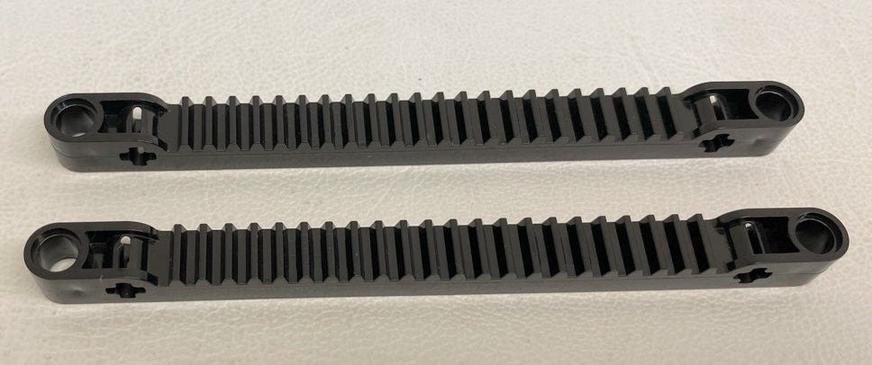 LEGO Technic Gear Rack 1x13 Pack of 2 Black