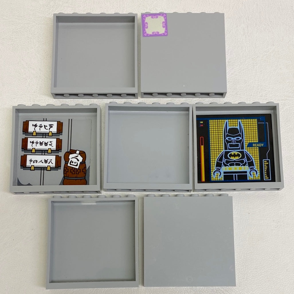 LEGO Light Bluish Grey Wall Panel Fun Pack