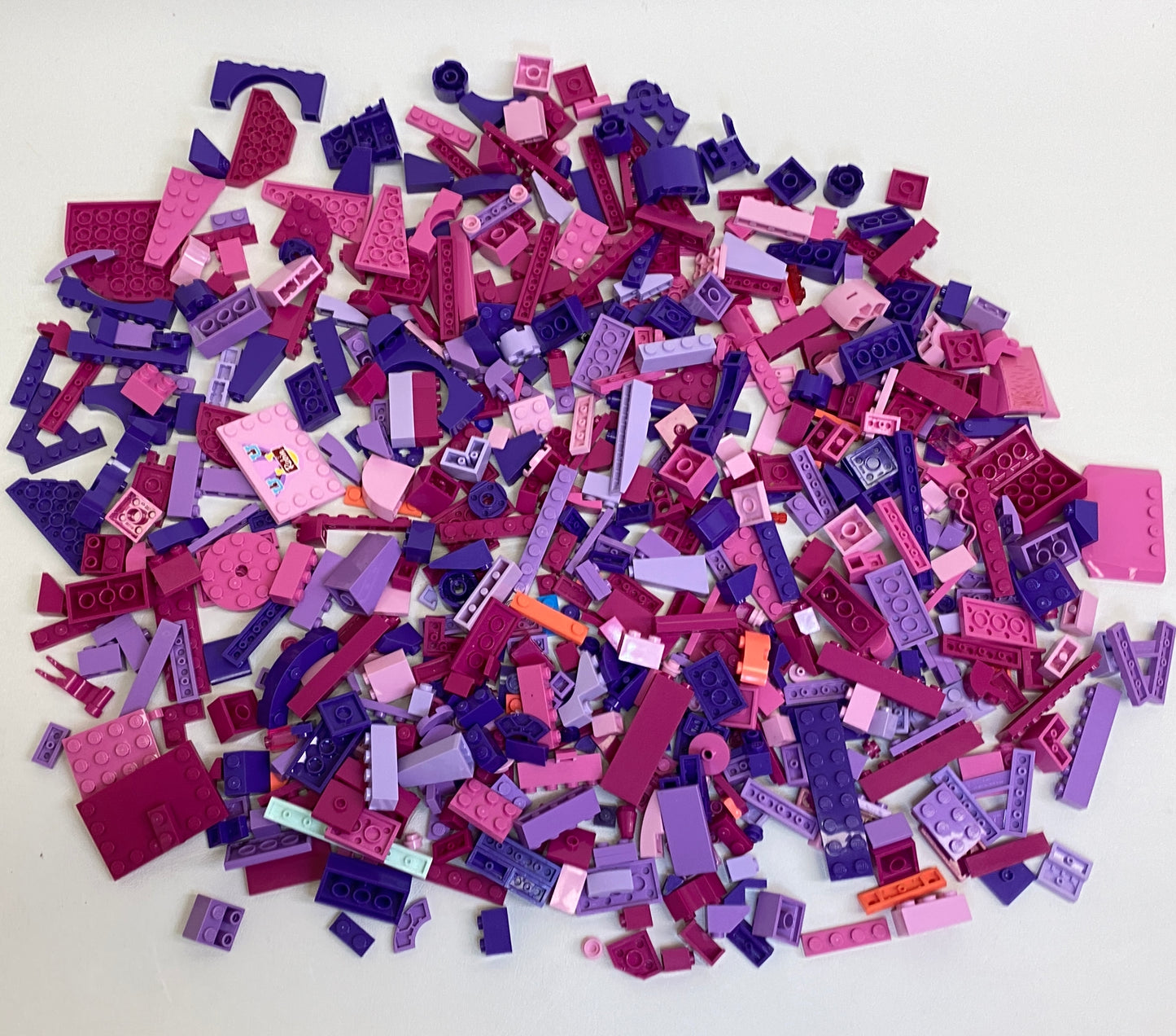 LEGO Pink and Purple Fun Pack Mixed Bricks Plates Slopes and More