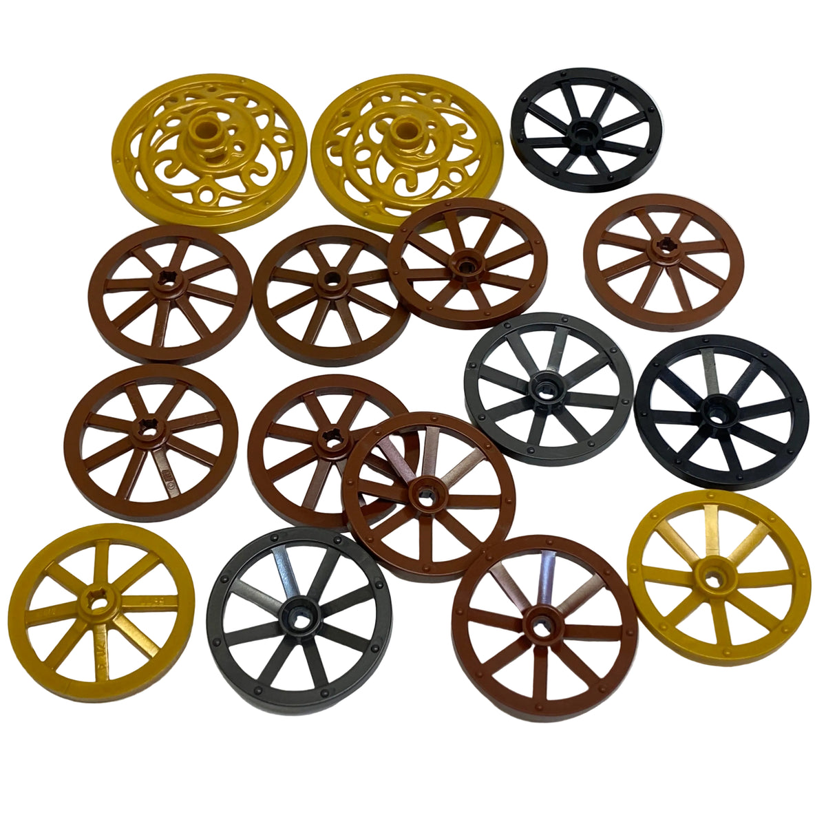 LEGO Cart / Carriage / Wagon Wheels Fun Pack Mixed Colours