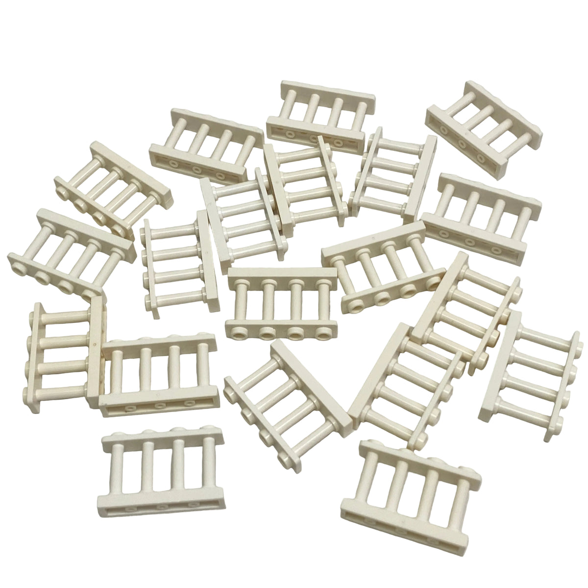 LEGO White Spindled Fences Fun Pack of 20
