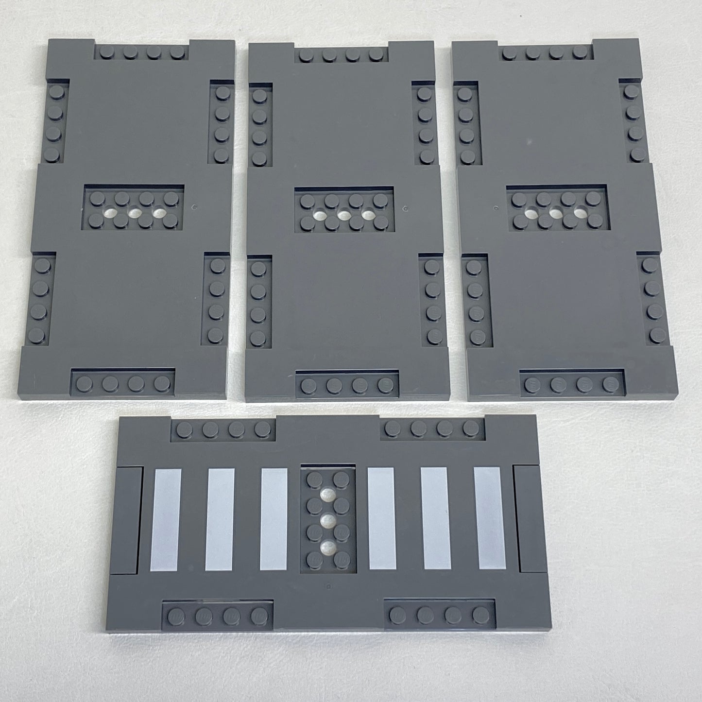 LEGO Dark Bluish Grey Brick Modified 8x16x2/3 Mixed Fun Pack