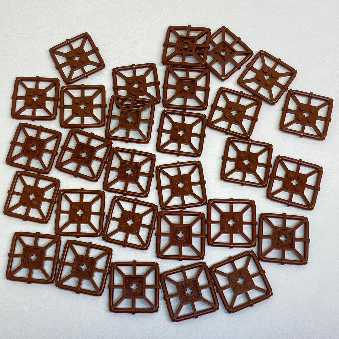 LEGO Reddish Brown Modified Plate 2x2 With Bar Frame Square Fun Pack