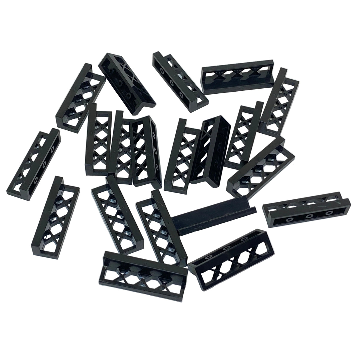 LEGO Black Lattice Fences 1x4x1 Fun Pack of 20