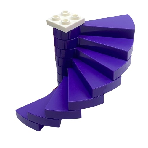 LEGO Dark Purple Spiral Stairs