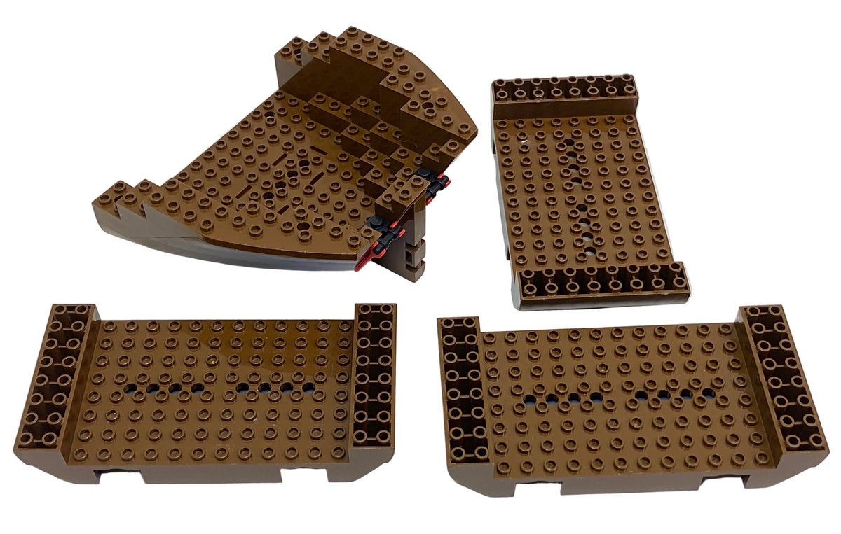 LEGO Pirates Ship Hull Fun Pack Brown (Old Shade)
