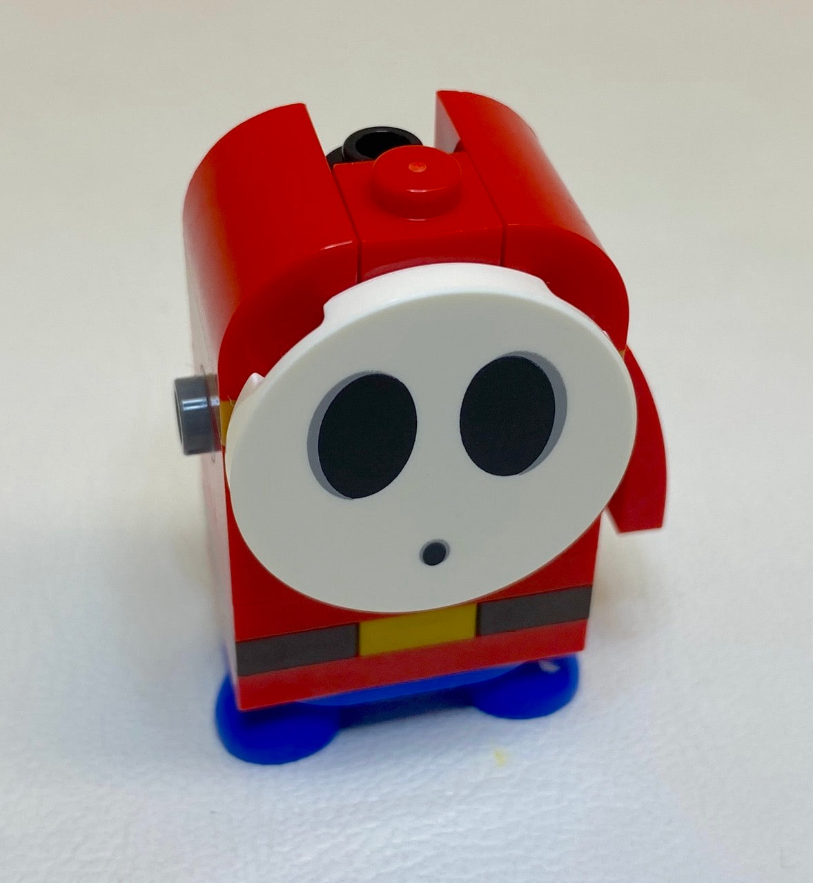 LEGO Super Mario Shy Guy Brick Built Minifigure As Pictured
