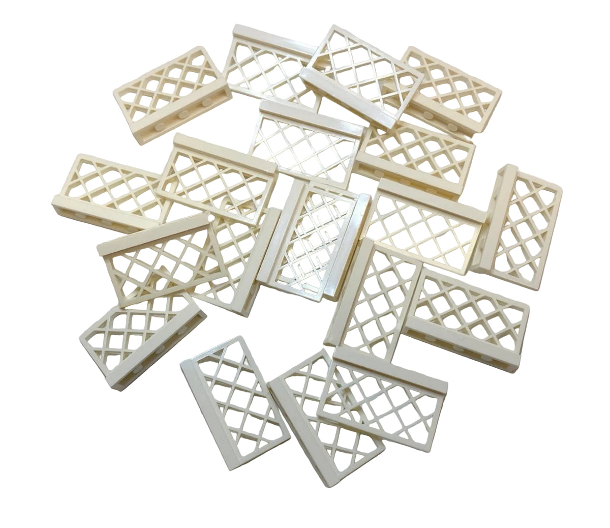 LEGO White Lattice Fences Fun Pack of 20