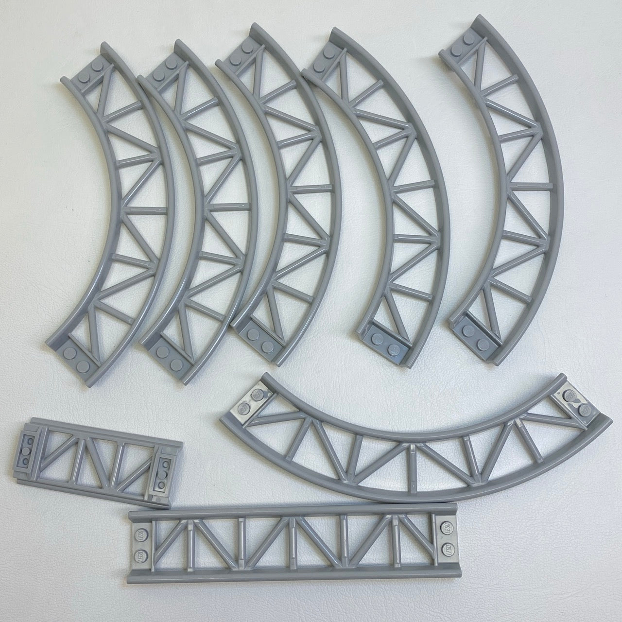LEGO Roller Coaster Track Mixed Pack Light Bluish Grey