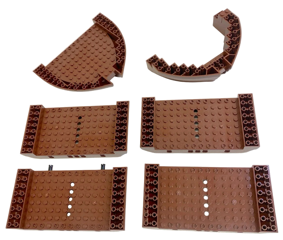 LEGO Pirates Reddish Brown Ship Hull Fun Pack