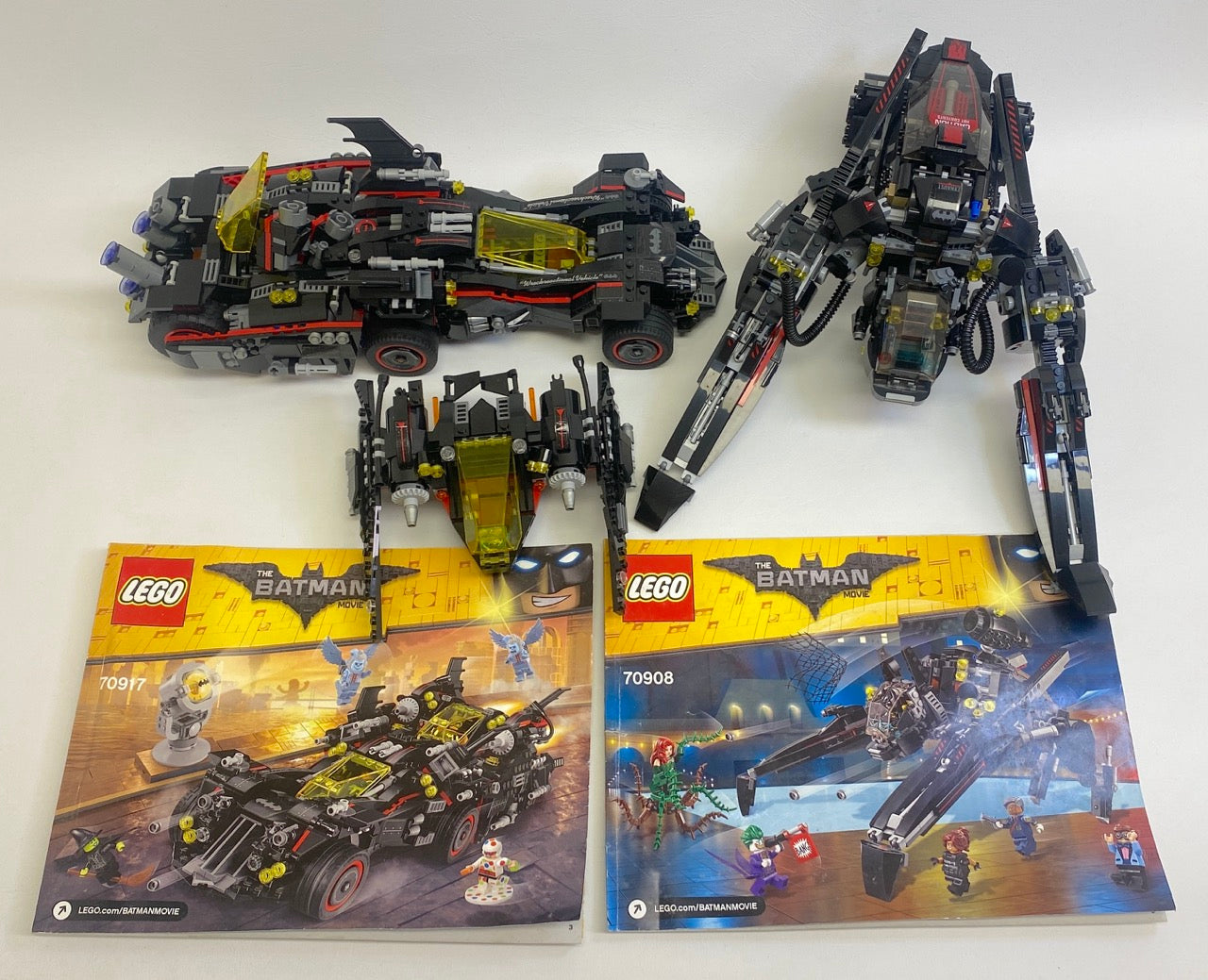 LEGO DC Batman Movie Sets #70917 and #70908 As Pictured - Includes Instructions