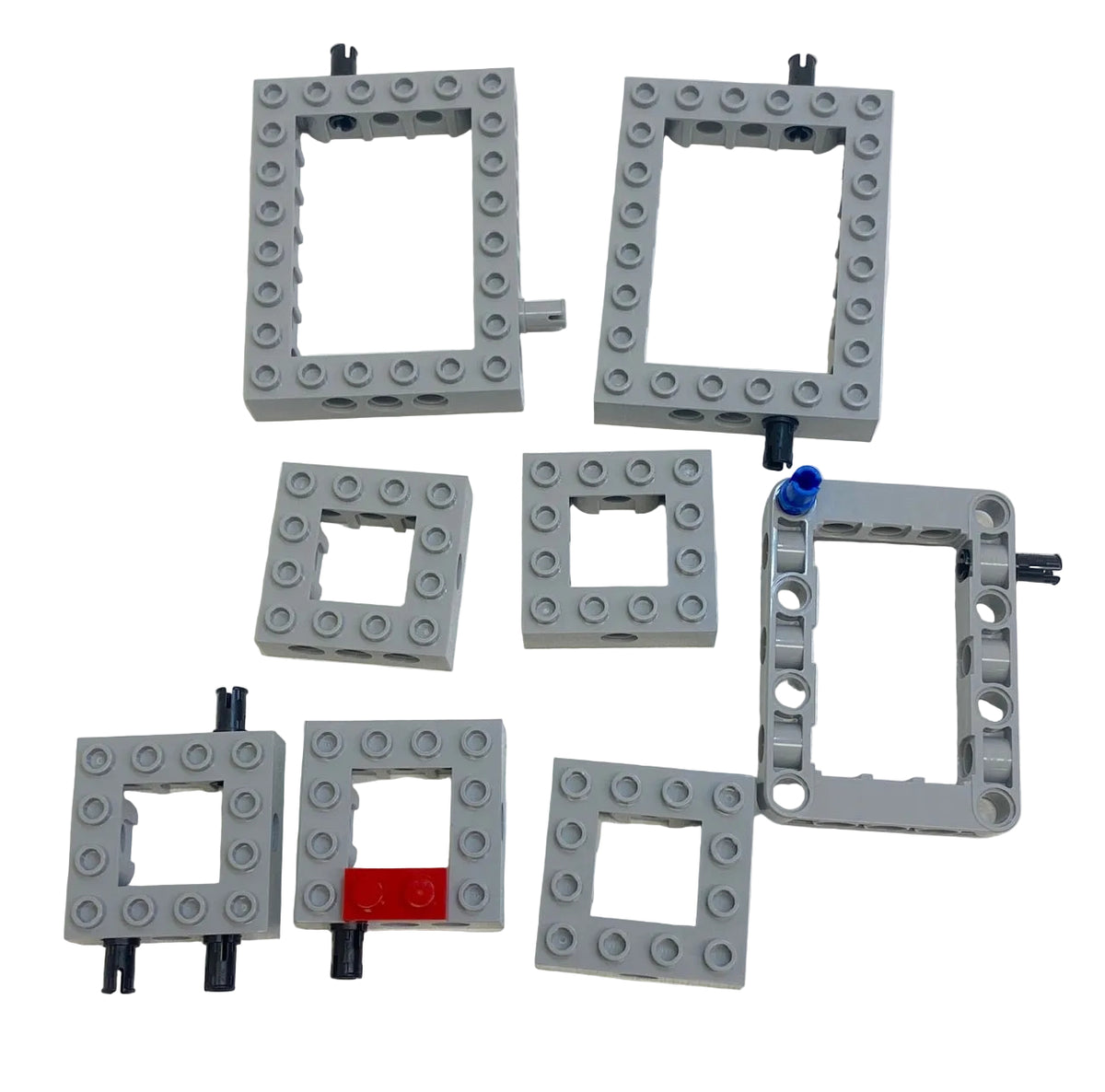 LEGO Technic Light Bluish Grey Open Brick and Frame Fun Pack Mixed Sizes