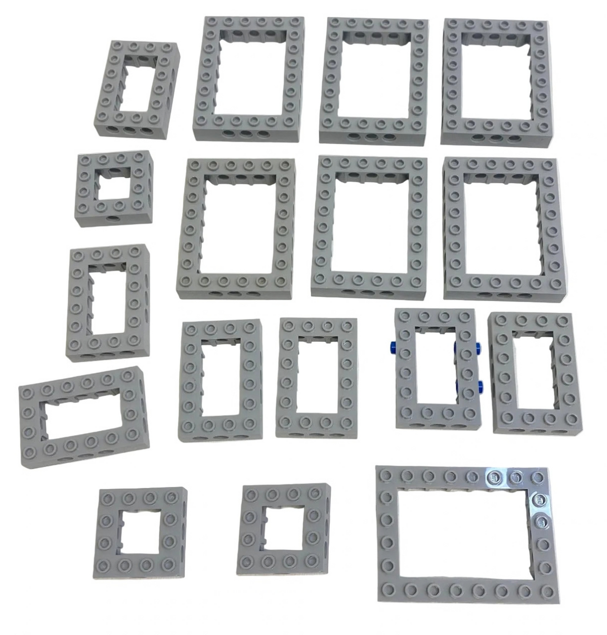 LEGO Technic Light Bluish Grey Open Brick and Frame Fun Pack Mixed Sizes