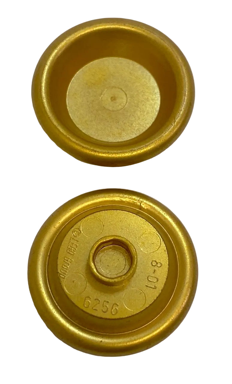 LEGO Dish 3x3 (Utensil) Pack of 2 Metallic Gold