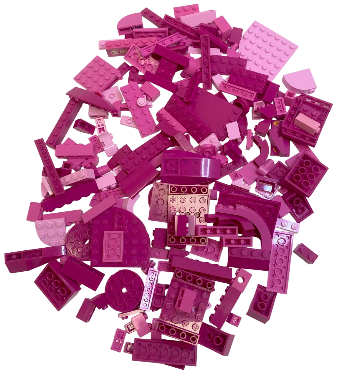 LEGO Pink Fun Pack Mixed Bricks Plates Slopes and More