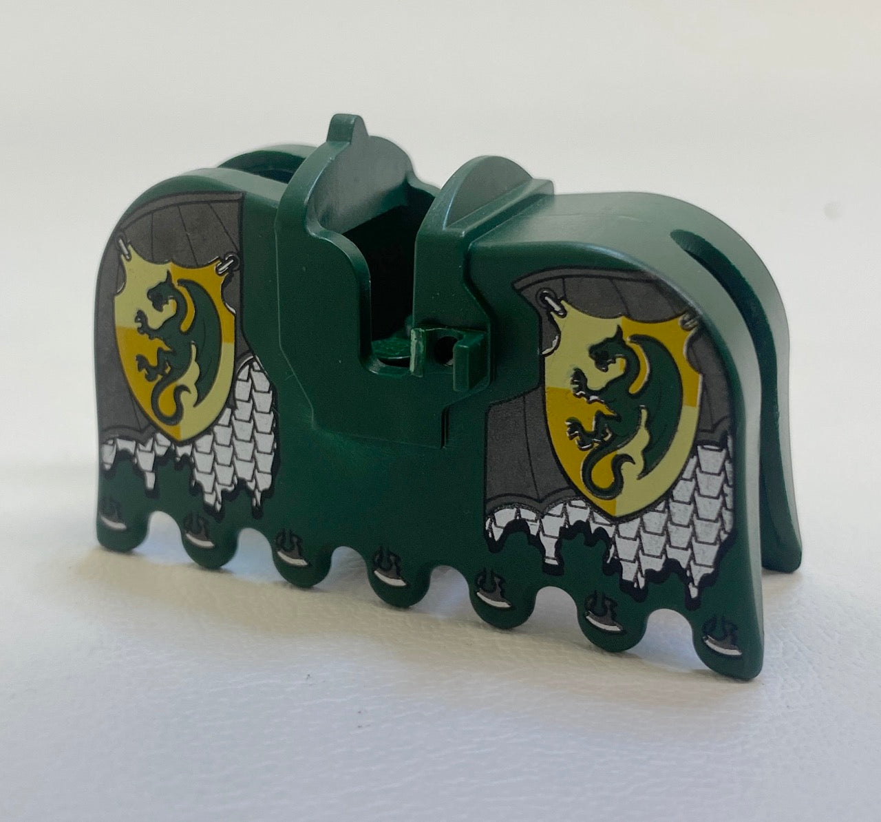 LEGO Castle Dark Green Horse Barding