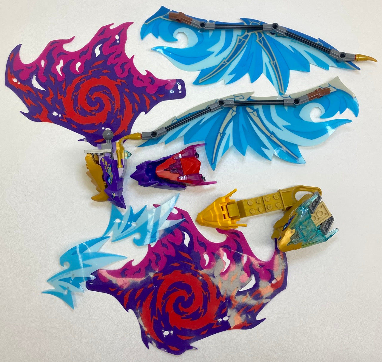 LEGO Dragon Pieces Fun Pack Mixed Heads and Wings - Ninjago Elves Castle Dungeons and Dragons