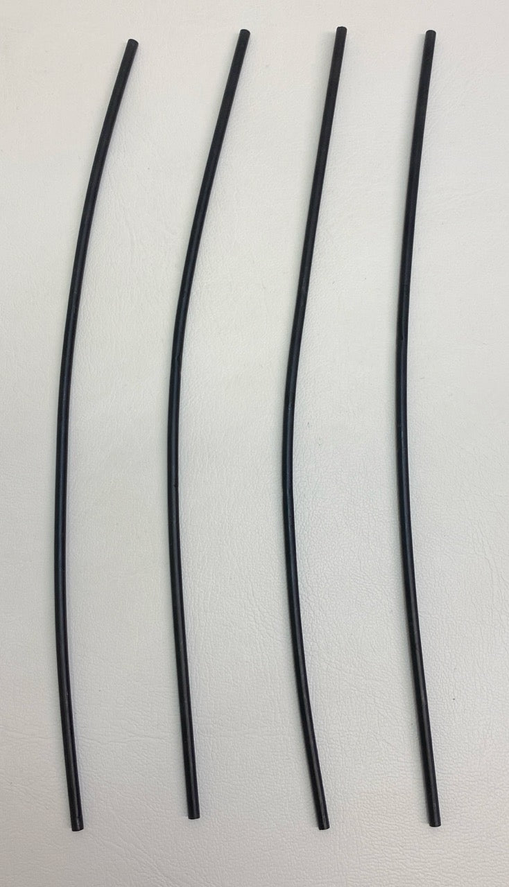 LEGO Black Hose Rigid 3mm Pack of 4 29L / 23.2cm