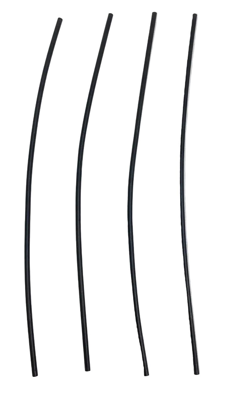 LEGO Black Hose Rigid 3mm Pack of 4 29L / 23.2cm