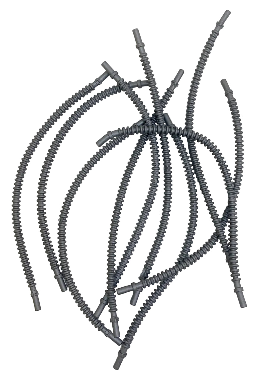 LEGO Pearl Light Grey Hose Pack of 10 19L / 15.2cm