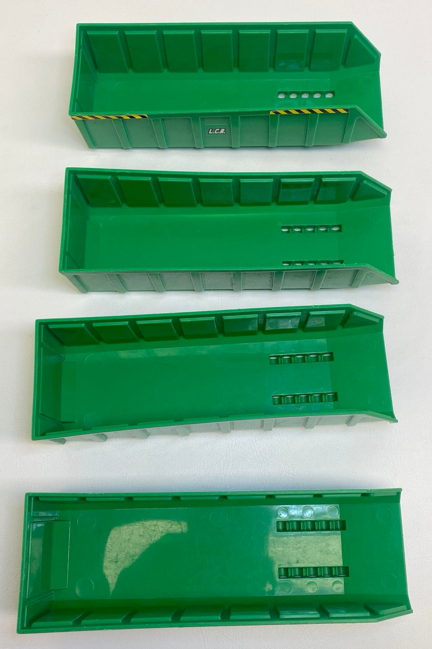 LEGO Vehicle Tipper Bed Pack of 4 Green 24x7