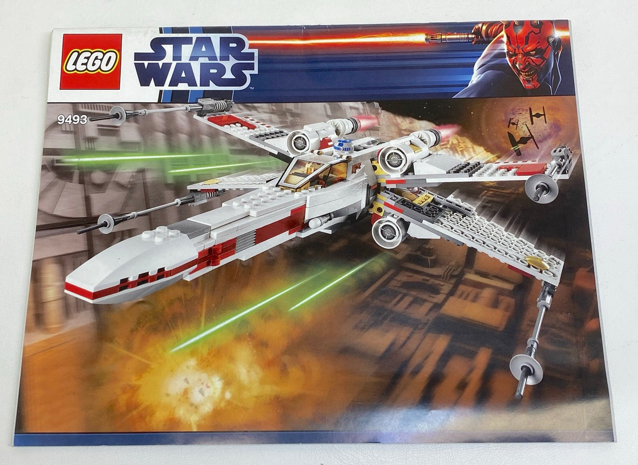 LEGO Star Wars X-Wing Starfighter Set #9493 with Instructions As Pictured