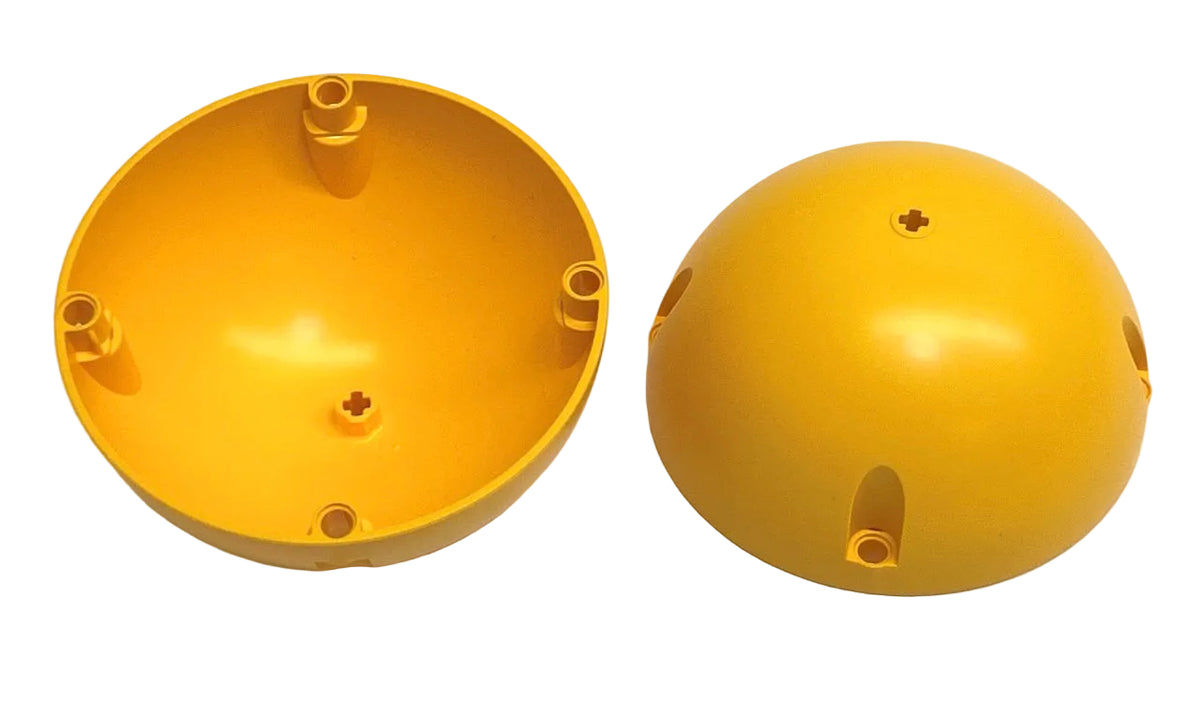 LEGO 11x11 Hemisphere Pack of 2 Bright Light Orange