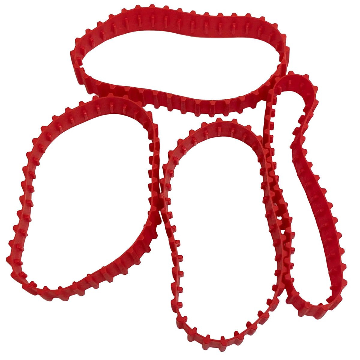 LEGO Red Rubber Tread 36 Treads Pack of 4 (Non-Technic)