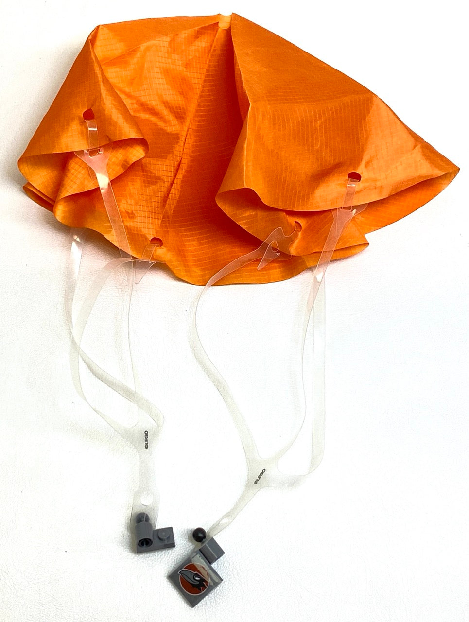 LEGO City Minifigure Parachute Orange / Trans Clear