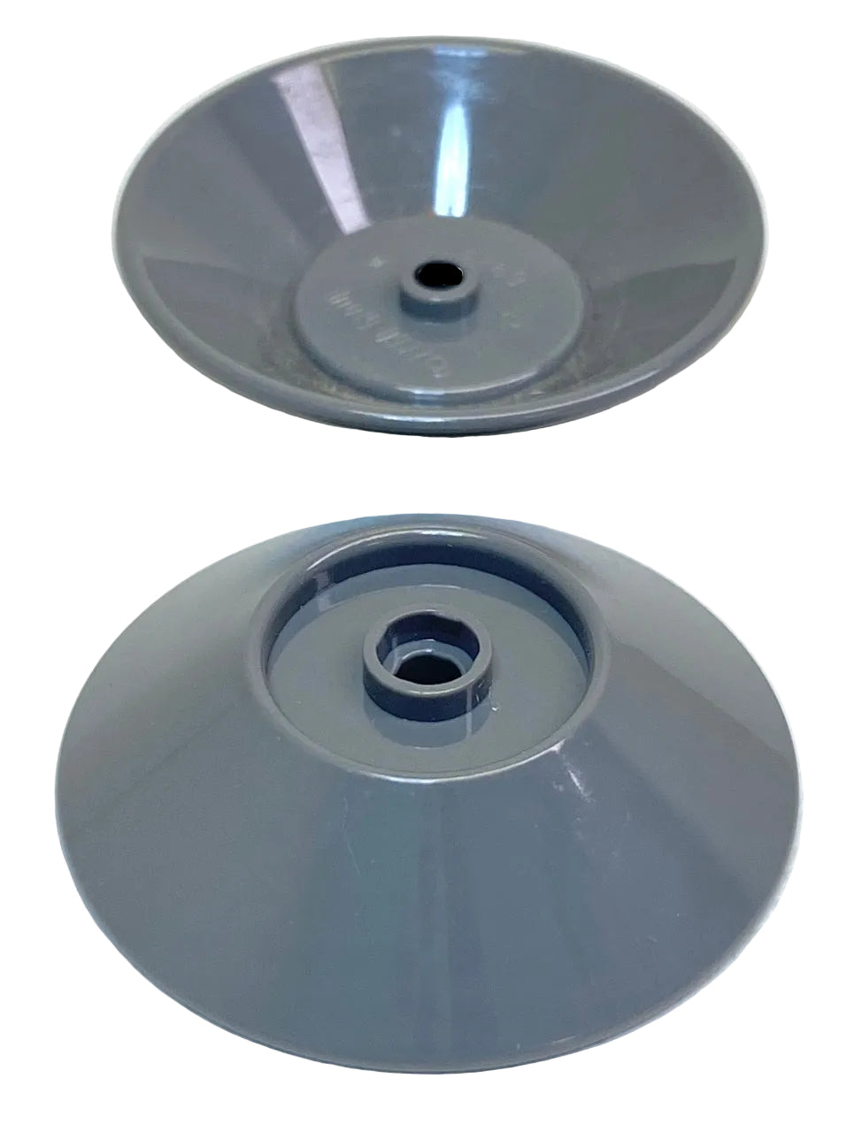 LEGO Dish 5x5 Dark Bluish Grey Pack of 2