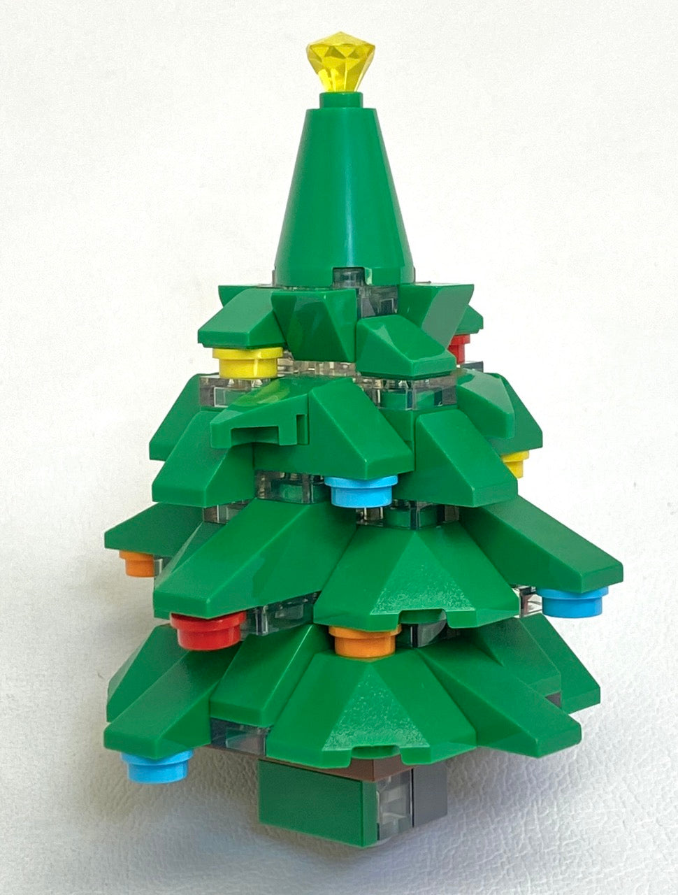 LEGO Christmas Tree with Trans Orange Light Up Brick