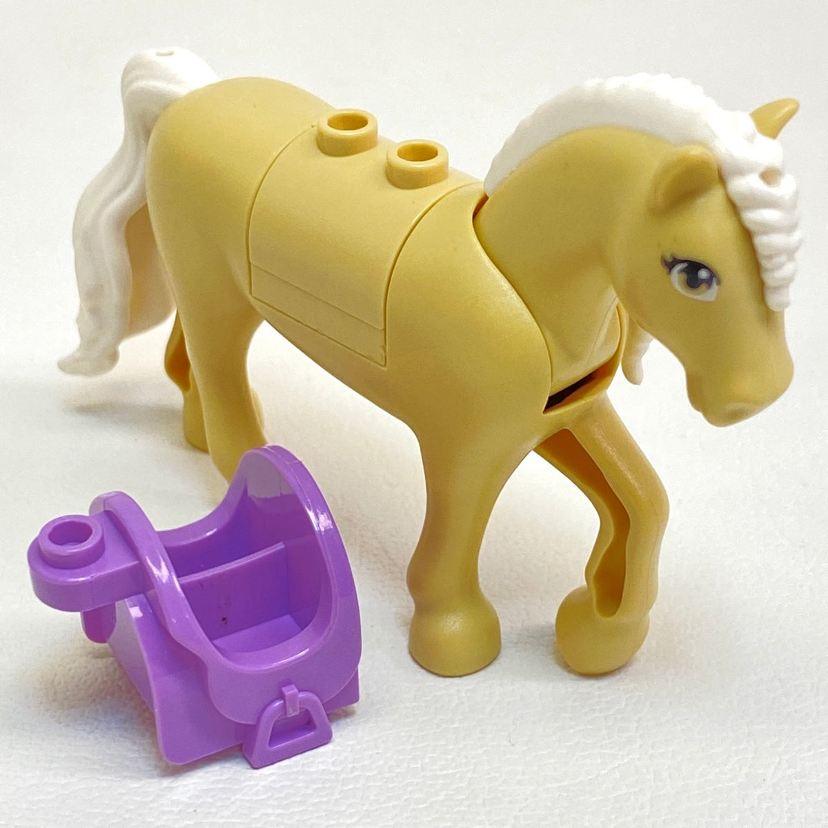 LEGO Friends Animal Tan Horse with Medium Lavender Saddle