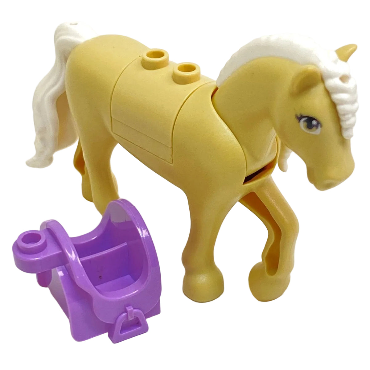 LEGO Friends Animal Tan Horse with Medium Lavender Saddle