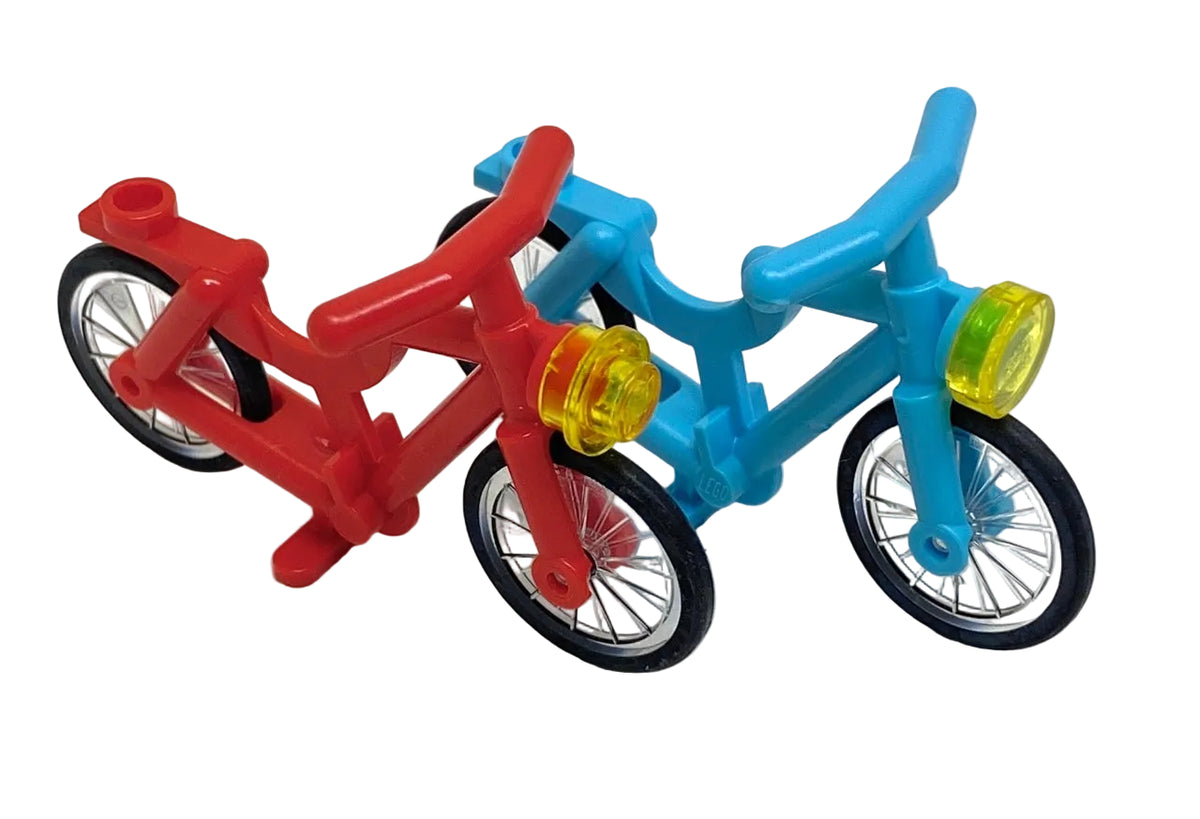 LEGO Bicycle Pack of 2 Red / Medium Azure