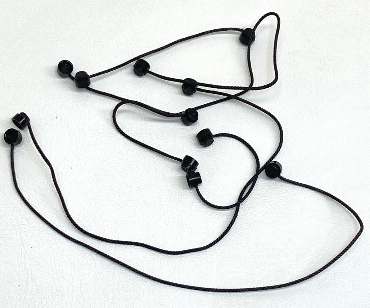 LEGO Mixed String with End Studs Black Fun Pack