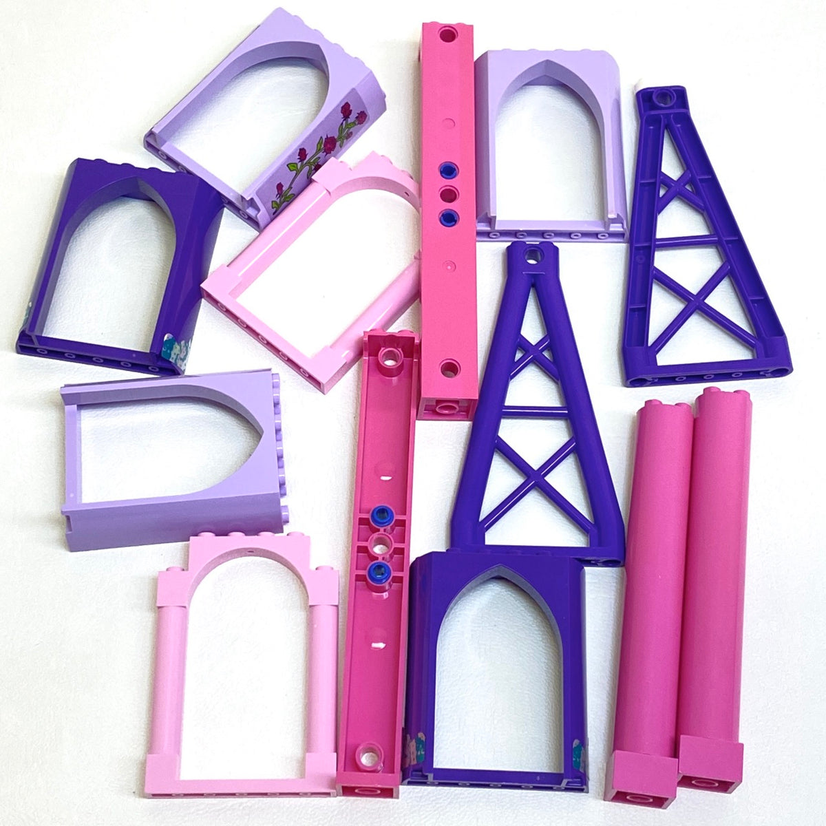 LEGO Supports / Arches Mixed Fun Pack Pink and Purple