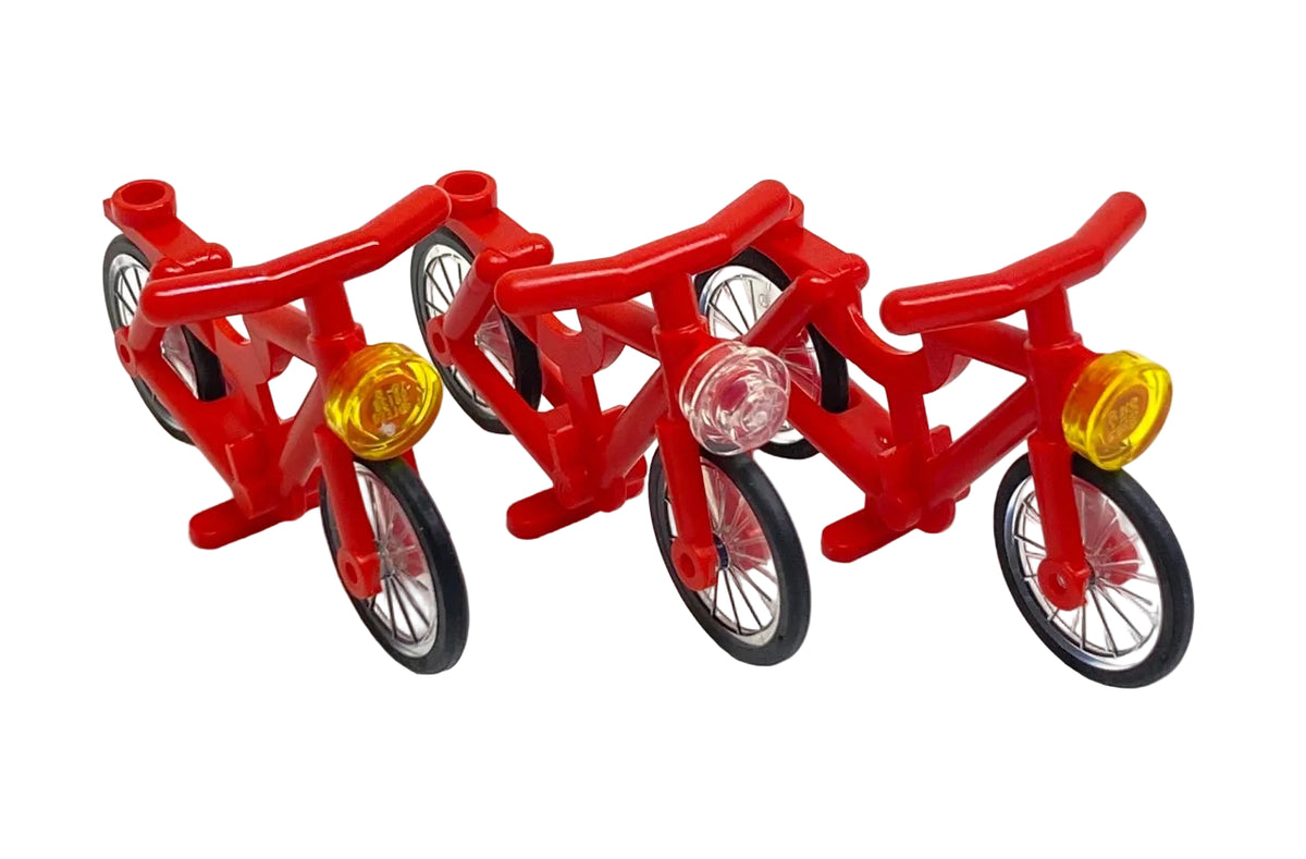 LEGO Bicycle Pack of 3 Red
