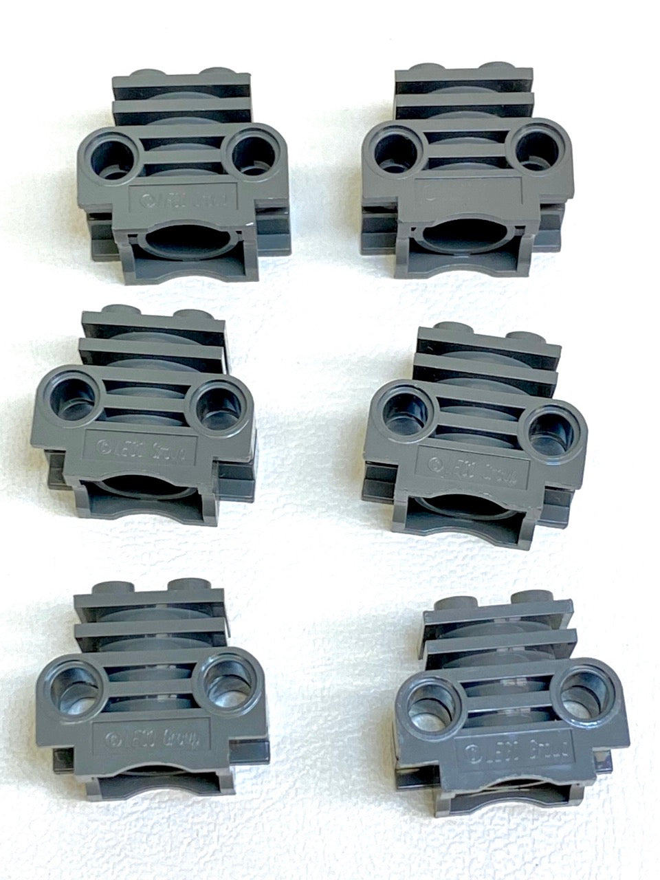 LEGO Technic Engine Cylinder Pack of 6 Dark Bluish Grey